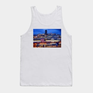 Sheffield Skyline at Night Tank Top